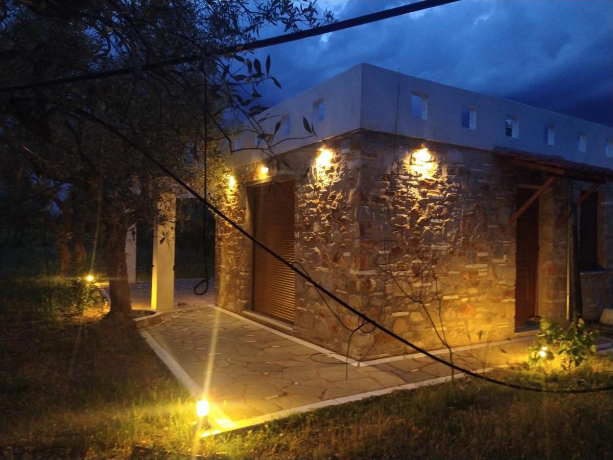 Elea Stone Houses in organic quiet olive grove, Prinos, Thassos Exterior foto