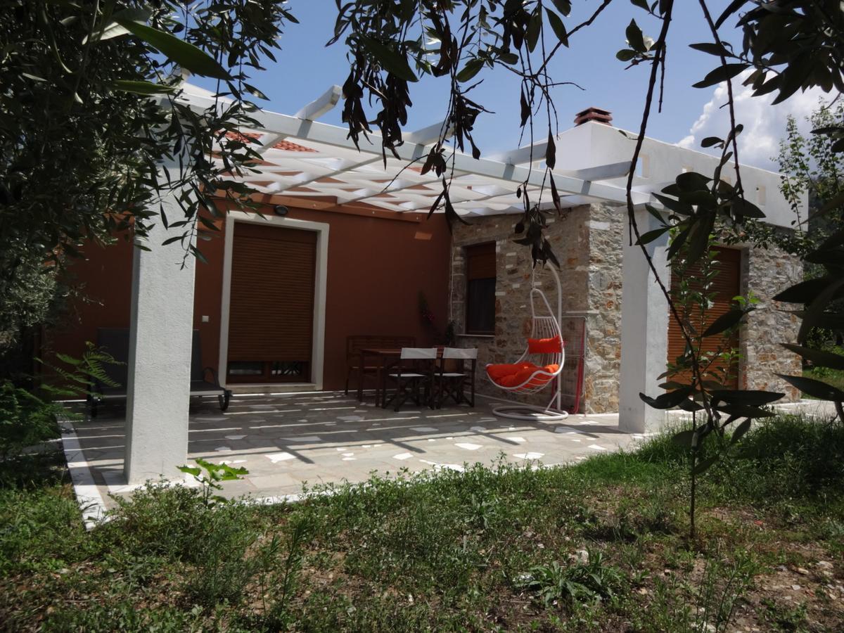 Elea Stone Houses in organic quiet olive grove, Prinos, Thassos Exterior foto